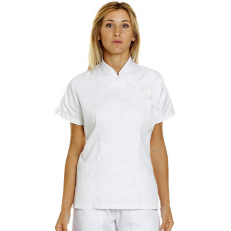 Casacca donna collo coreano BIANCO
