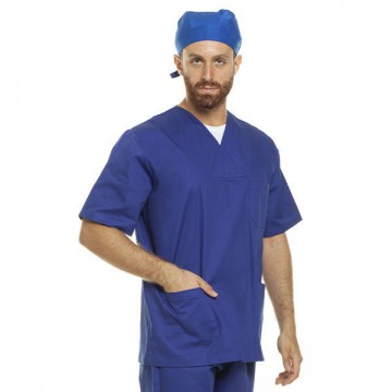 Casacca scollo V unisex ROYAL