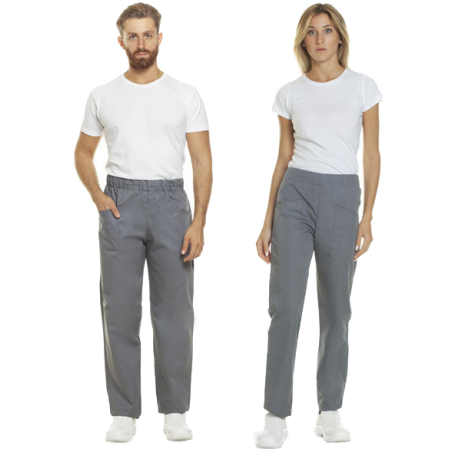 Pantalone Unisex in cotone colore GRIGIO