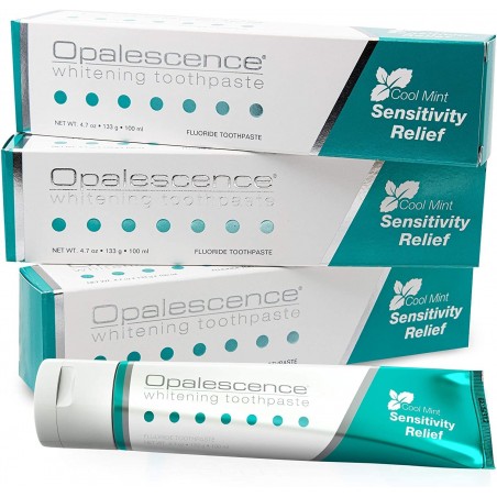 OPALESCENCE dentifricio Sensitivity Relief Cool Mint da 3X100 ml. (3X133 gr.)