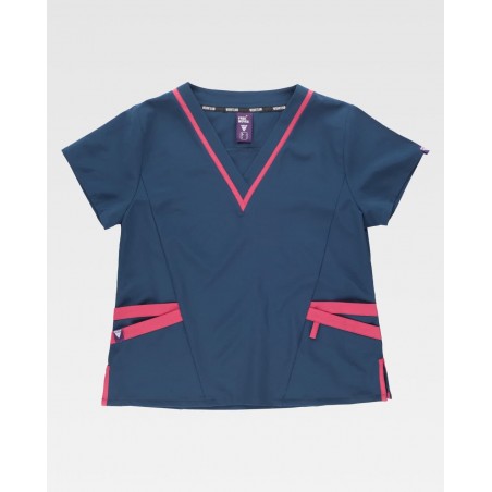 CASACCA DONNA ELASTICIZZATA FUCSIA / NAVY