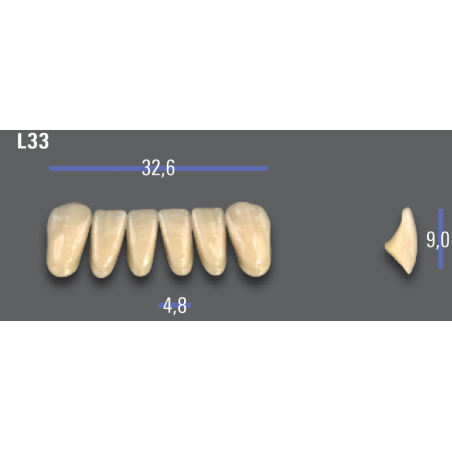 DENTI MFT (VITA®) ANTERIORI L33