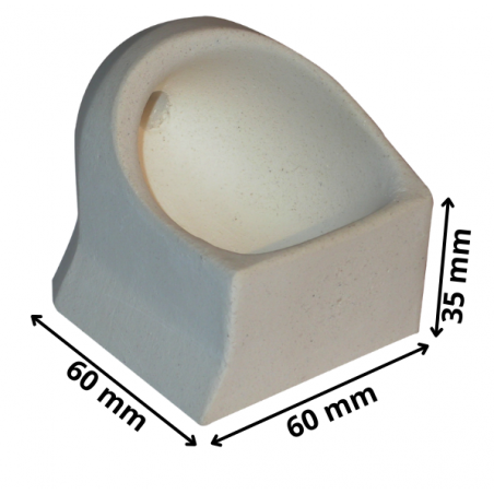 Crogiolo U12 compatibile ceramico per fonditrici MOTORCAST e TABYCAST.