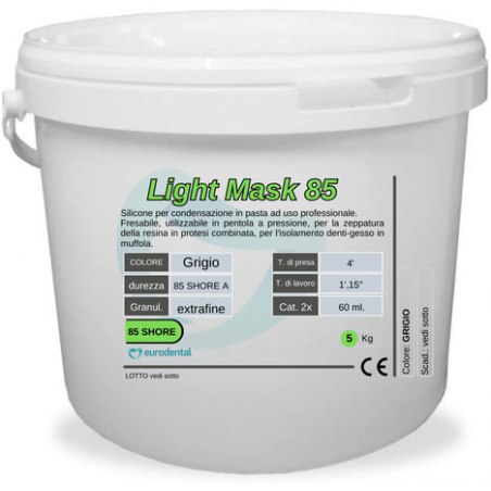 SILICONE 85 shore LIGHT MASK-85 (OMAGGIO 2 CATALIZZATORI)