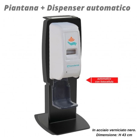 PIANTANA DA BANCO + DISPENSER AUTOMATICO