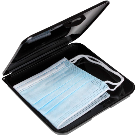 CUSTODIA PORTA MASCHERINA COLORATA IN PLASTICA