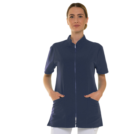 Casacca Mis. S Coreana zip unisex col. BLU NAVY