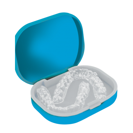 PORTA ALIGNER AZZURRO/BIANCO