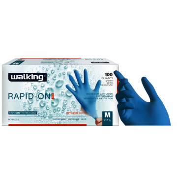 RAPID-ON BLU GUANTI NITRILE...