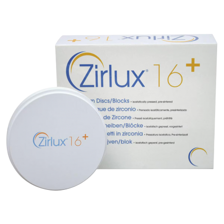 ZIRCONIA 98X18mm. ZIRLUX 16+ WHITE