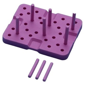 BASETTA PORTACERAMICA ROSSA...