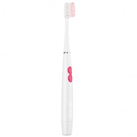 Spazzolino ROSA a batteria GUM® SONIC SENSITIVE