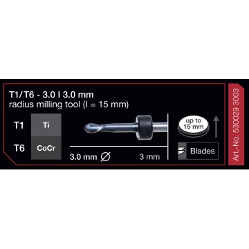 FRESA IMES 3MM T1/T6 3,0MM...