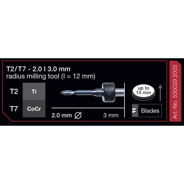 FRESA IMES 3MM T2/T7 2,0MM...