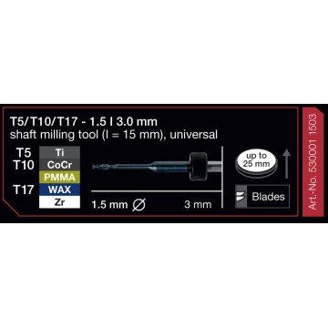 FRESA IMES 3MM T5/T10/T17...