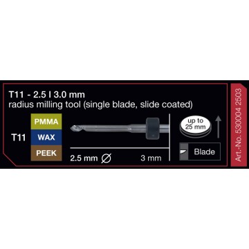 FRESA IMES 3MM T11 2,5MM...