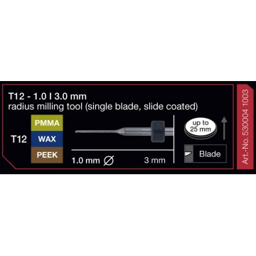 FRESA IMES 3MM T12 1,0MM...
