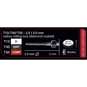 FRESA IMES 3MM T13/T40/T50...