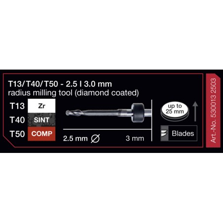 FRESA IMES 3MM T13/T40/T50 530013 2503