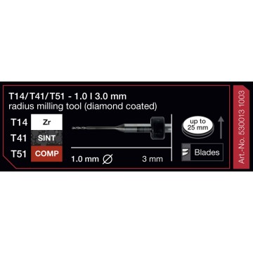 FRESA IMES 3MM T14/T41/T51...