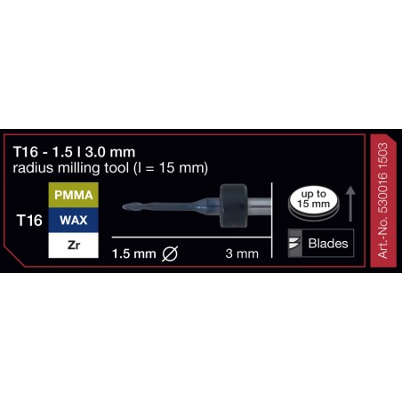 FRESA IMES 3MM T16 1,5mm 530016 1503