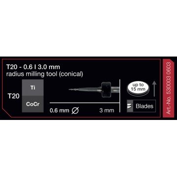 FRESA IMES 3MM T20 0,6MM...