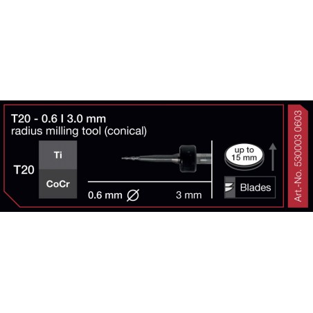 FRESA IMES 3MM T20 0,6MM 53003 0603