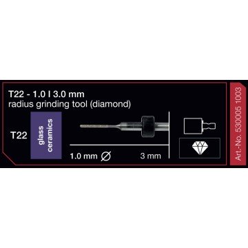 FRESA IMES 3MM T22 1,0MM...