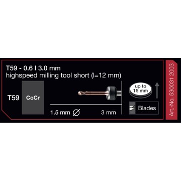 FRESA IMES 3MM T59 530031 2003