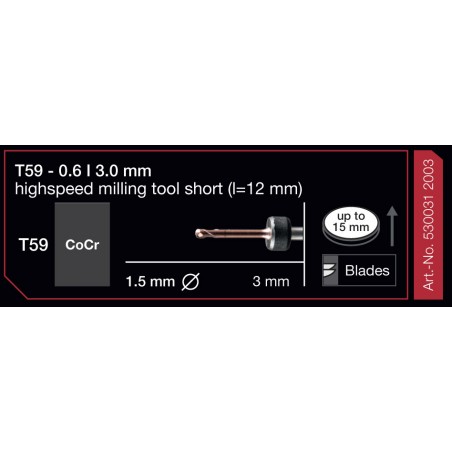 FRESA IMES 3MM T59 530031 2003