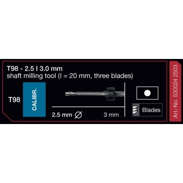 FRESA IMES 3MM T98 2,5MM...