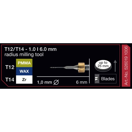 FRESA IMES 6MM T12/T14 1,0MM 526019-1006