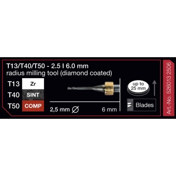 FRESA IMES 6MM T13/T40/T50...