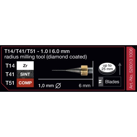 FRESA IMES 6MM T14/T41/T51 526013-1006