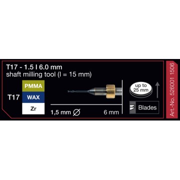 FRESA IMES 6MM T17 1,5MM...