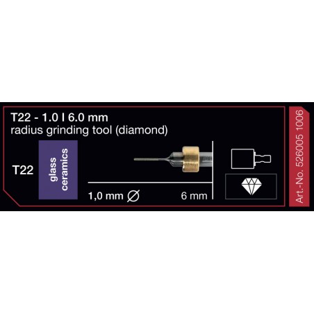 FRESA IMES 6MM T22 1,0MM 526005-1006