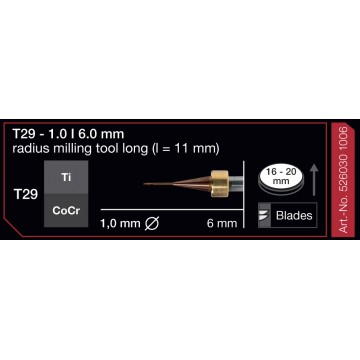FRESA IMES 6MM T29 1,0MM...