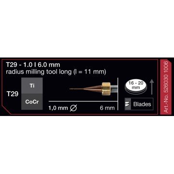 FRESA IMES 6MM T29 1,0MM...