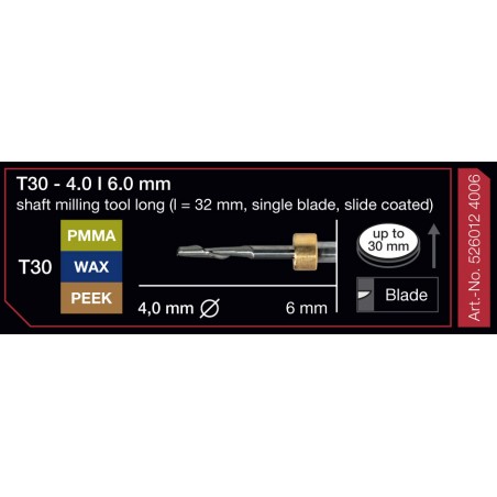FRESA IMES 6MM T30 4,0MM 526012-4006