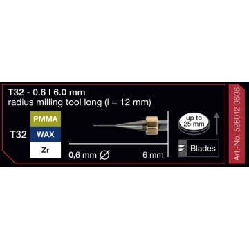 FRESA IMES 6MM T32 0,6MM...