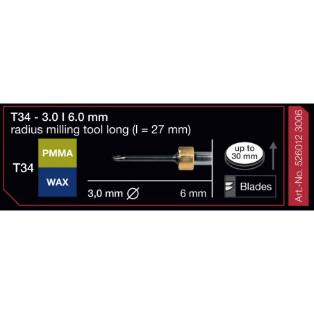 FRESA IMES 6MM T34 3,0MM 526012-3006