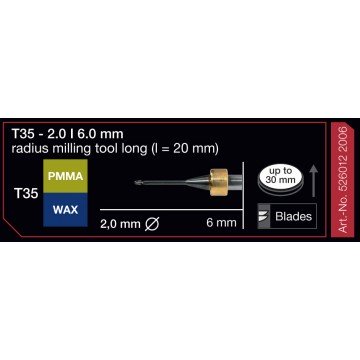 FRESA IMES 6MM T35 2,0MM...