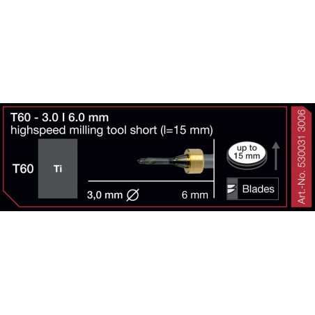 FRESA IMES 6MM T60 3,0mm 530031 3006
