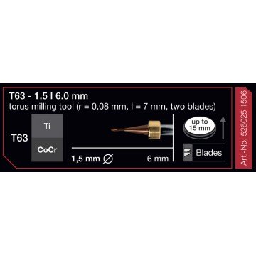 FRESA IMES 6MM T63 1,5MM...