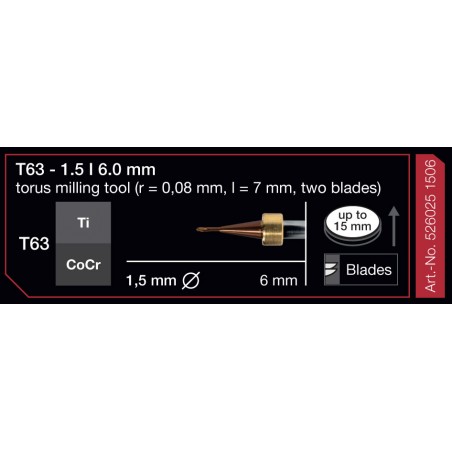 FRESA IMES 6MM T63 1,5MM 526025-1506