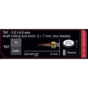 FRESA IMES 6MM T67 2,0MM...