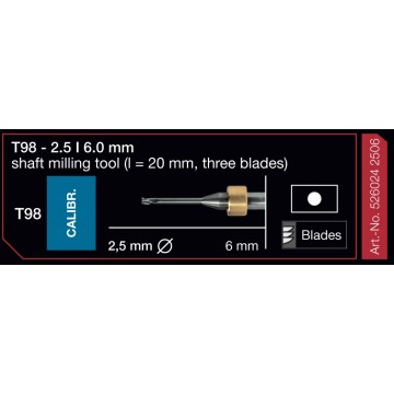 FRESA IMES 6MM T98 2,5mm...
