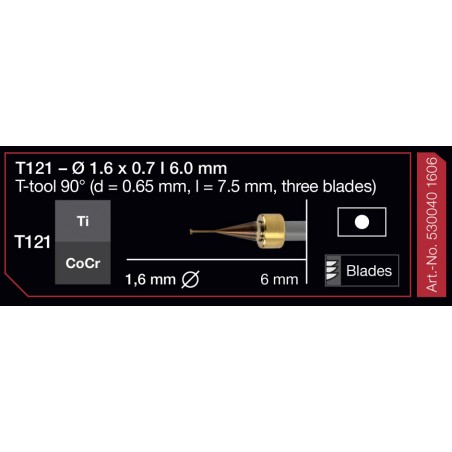 FRESA IMES 6MM T121 1,6MM 530040-1606