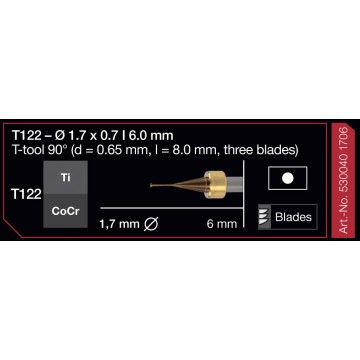 FRESA IMES 6MM T122 1,7MM...