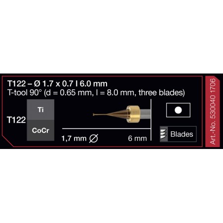 FRESA IMES 6MM T122 1,7MM 530040-1706